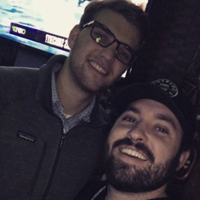 John “Spoozerr” Beecroft (left) and Jordan “Slide” (right) — FURY's co-founders and lifelong friends